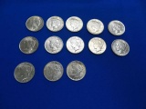 PEACE DOLLARS 1923 BRILLIANT UNCIRCULATED (X13)