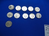 PEACE DOLLARS 1924 BRILLIANT UNCIRCULATED (X11)