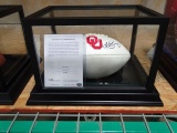 OU FOOTBALL SIGNED BY KYLER MURRAY W/CERTIFICATE OF AUTHENTICITY IN A CASE