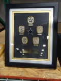DALLAS COWBOYS COMMEMORATIVE SUPER BOWL RINGS, PIN SET LIMITED EDITION
