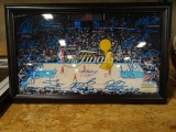 OKC THUNDER THE FINALS PHOTO FACSIMILE SIGNATURES LIMITED EDITION OF 2012 #49 IN A FRAME