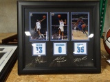 OKC THUNDER HARDEN, WESTBROOK & DURANT PHOTO IN A FRAME