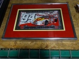BILL ELLIOT LICENSE PLATE IN A FRAME