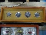 BADGES-TEXAS RANGER, DODGE CITY SHERRIFF, FEDERAL & US MARSHALL