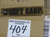 WYATT EARP PLATES  APPX 300