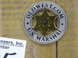 OLD WEST. COM US MARSHAL BADGE APPX 400