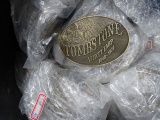 BUCKET W/TOMBSTONE WYATT EARP 1848-1929 PLATES