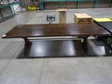 10’ X 3’ 6” HEAVY DUTY WOOD TABLE