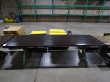 10’ X 3’ 6” HEAVY DUTY WOOD TABLE
