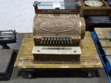 NATIONAL ANTIQUE US NICKEL BRONZE & MARBLE CASH REGISTER 1486013 337
