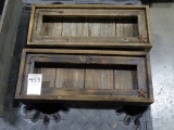 WOOD ART FRAMES (X2)