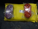 4PC 2-RED, 2-AMBER LED SIDE MARKERS