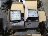 2 LED SQUARE FLOOD LIGHTS