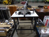 CHICAGO ELECTRIC 12” DOUBLE BEVEL SLIDING COMPOUND SAW S/LASER GUIDE & STAND