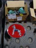 MCK BULLDOG ORNAMENT & DOG STICKER