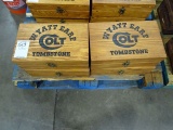 WYATT EARP COLT TOMBSTONE AMMO/GUN BOX (X4)
