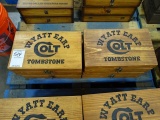WYATT EARP COLT TOMBSTONE AMMO/GUN BOX (X4)