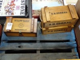WYATT EARP TOMBSTON A.T. & OK CORAL AMMO BOXES (X3)