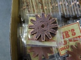 BOX OF SPUR BADGES