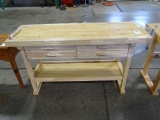 60” WORK BENCH W/4-DRAWERS