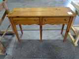 BROYHILL SOFA TABEL W/2-DRAWERS