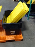 27 GALLON TOUGH BOXES W/LIDS (X5)