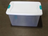 STERILITE 64 QT. LATCHING BOXES W/LIDS (X5)