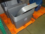 STERILITE 30 GALLON BOXES W/LIDS (X7)