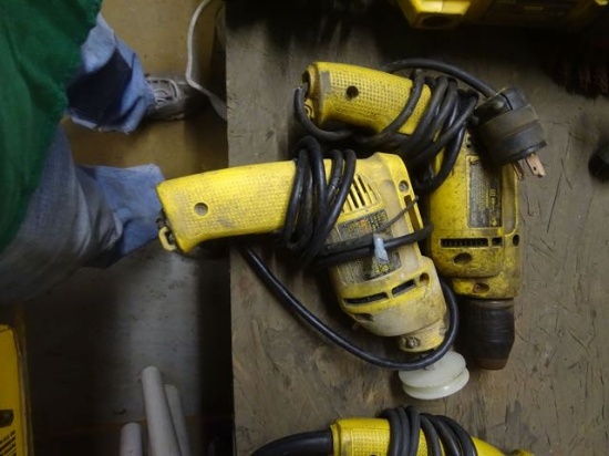 DEWALT DRILLS (X2)