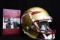 Florida State Helmet autographed by Bobby Bowden plus book
