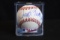 Baseball autographed by Johnny Bench