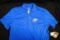 OKC Thunder Blue Shirt - Polo Style - size XL