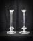 Pair 24% Lead Crystal Candle Holders 10