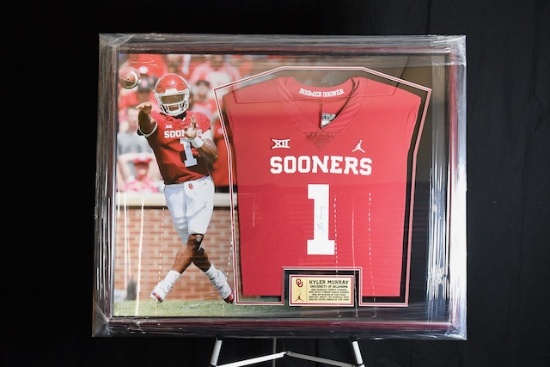 Kyler Murray autographed OU Jersey