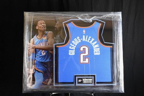 Shai Gilgeous-Alexander autographed OKC Thunder Jersey