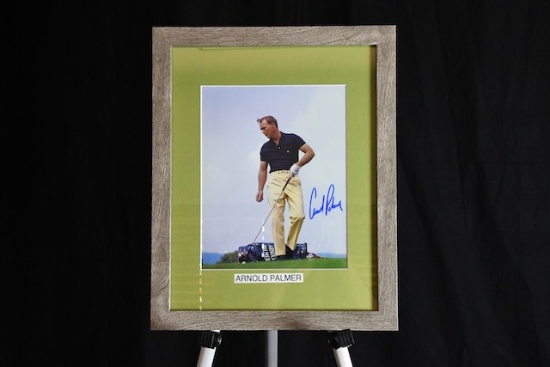 Arnold Palmer autographed PGA Hall of Famer