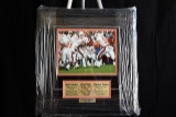 OSU Cowboys Football autographed by Barry Sanders, Mike Gundy, Thurmon Thomas