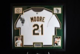 Oakland A's Jersey - autographed by Mike Moore