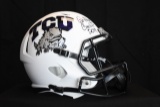 TCU Helmet autographed by Coach Gary Patterson