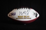 Football autographed by Grant Delpit