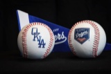2 OKC Dodger Baseballs - no autograph