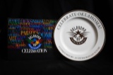 1 Collector's Plate - Oklahoma Centennial 2007 + Centennial Book