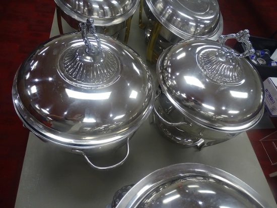 CHAFFIN PANS (X2) ROUND