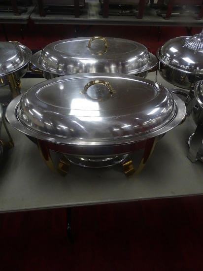CHAFFIN PANS (X2) OVAL