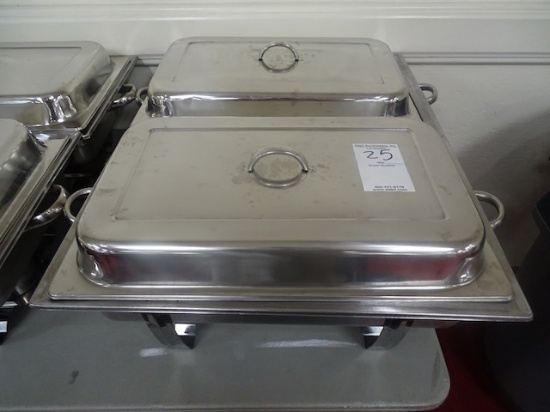 CHAFFIN PANS (X2)