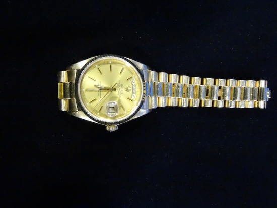 GENT’S PRESIDENTIAL ROLEX 1978 WRIST WATCH,