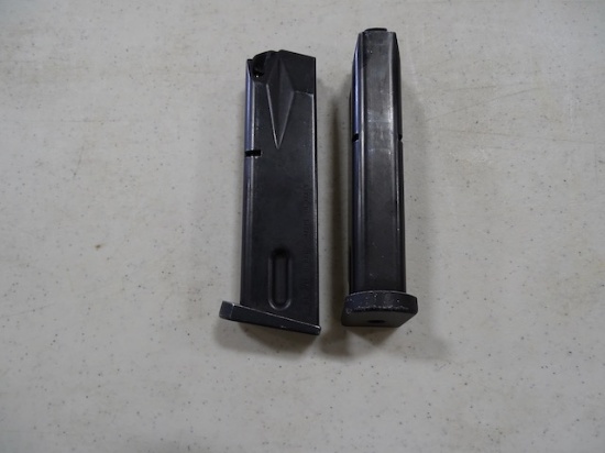 BERETTA 92  9MM MAGAZINE  15 ROUND   (X2)