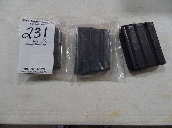 1- C PRODUCTS & 2 STONER AR15 MAGAZINES 10 ROUND (X3)  .223 OR 5.56