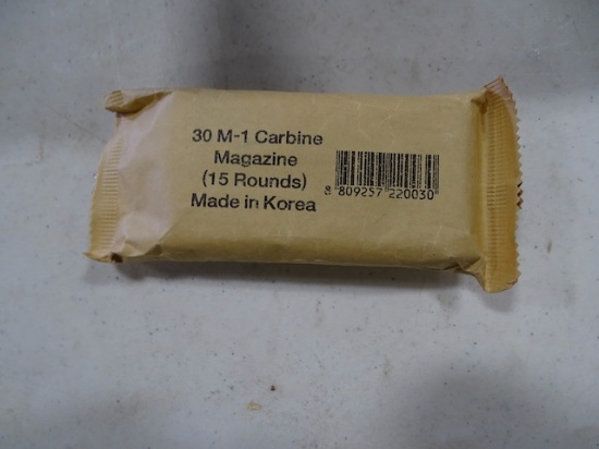 KOREAN ARSENAL .30  CARBINE MAGAZINE  15 ROUND  (X5)