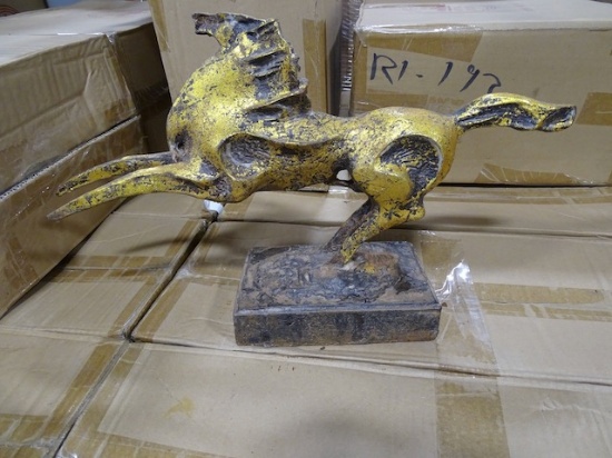 NEW ROYOLA PACIFIC CAST IRON LEAPING HORSE (X24)